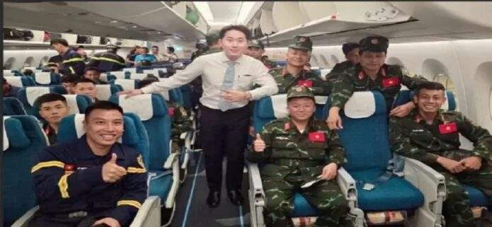 Llegan a Venezuela 174 rescatistas de Vietnam