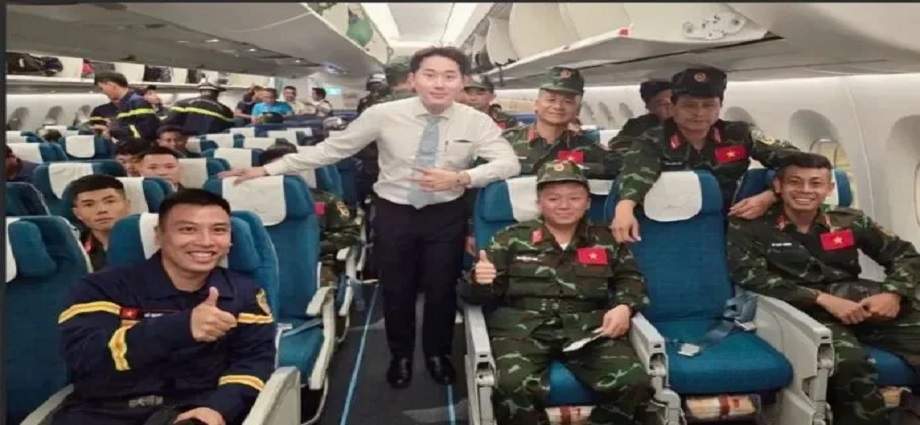Llegan a Venezuela 174 rescatistas de Vietnam