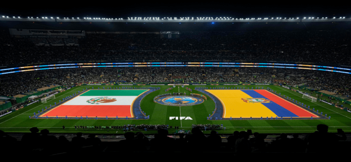 El Estadio Azteca se une en apoyo a Venezuela tras los recientes sismos