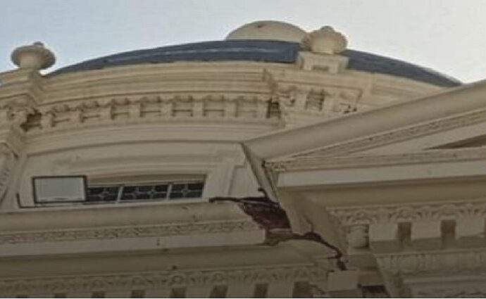 Basílica de Santa Teresa presenta graves daños estructurales