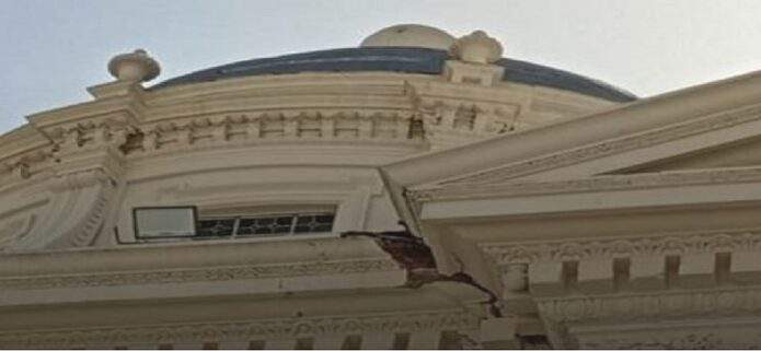 Basílica de Santa Teresa presenta graves daños estructurales