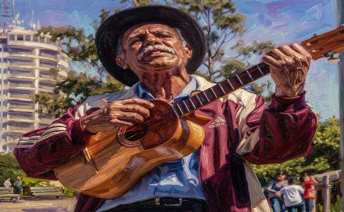 El que canta y toca, alguna ventaja tiene
