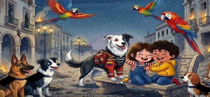 Crean cuento gratuito para niños tras sismos en el país