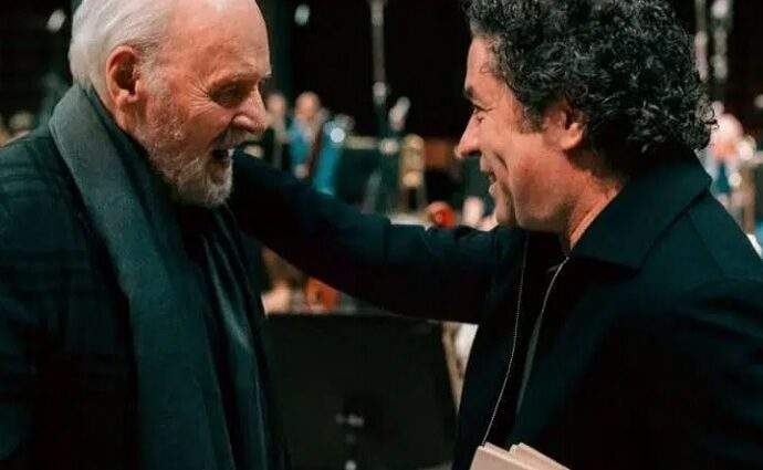 Anthony Hopkins lanzará un álbum musical dirigido por Gustavo Dudamel