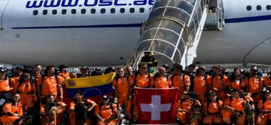 La Cadena de Rescate Suiza culmina labores de búsqueda en La Guaira