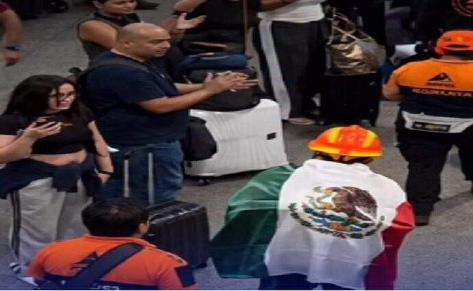 Despiden entre aplausos a brigadistas en Valencia