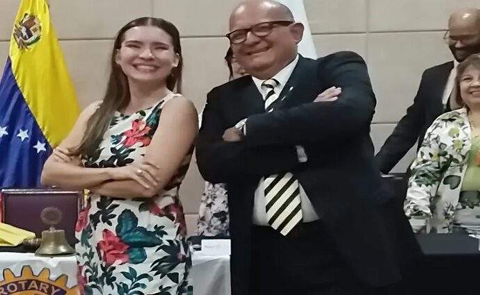 Ana Simoné Lucena asume la presidencia del Rotary Club Maneiro