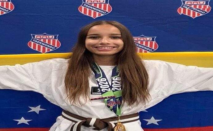 Barquisimetana se corona tricampeona nacional de Taekwondo en EE. UU.