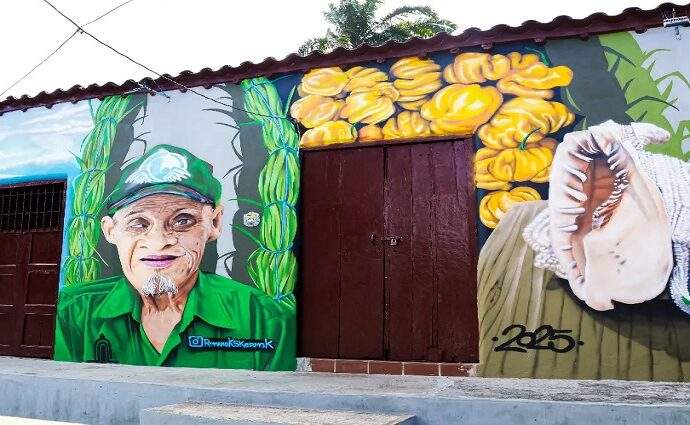 Un tributo en los muros de La Asunción: "Totoño" es plasmado en el arte urbano