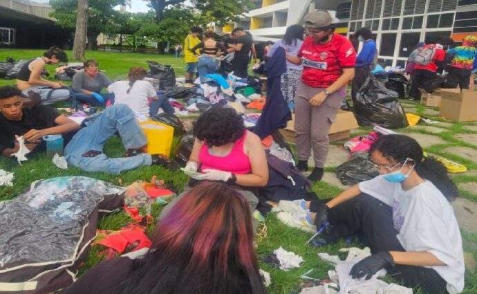 El plan de la UCV para rescatar la ropa descartada tras el sismo