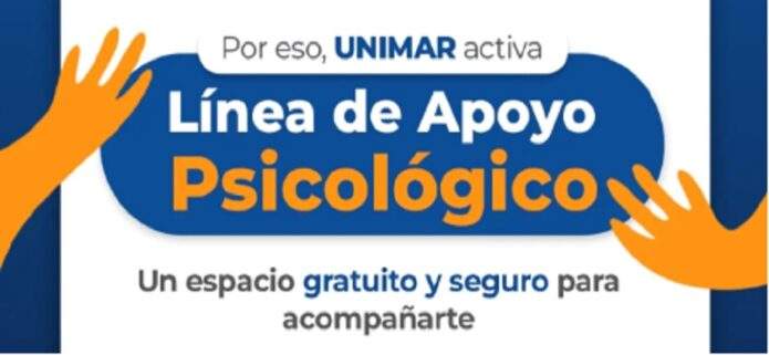 UNIMAR activa Línea de Apoyo Psicológico gratuito