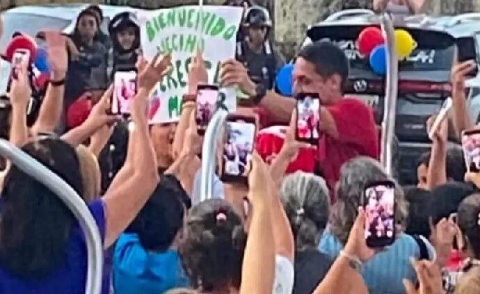 Araure recibe como héroe a Jesús Valenzuela