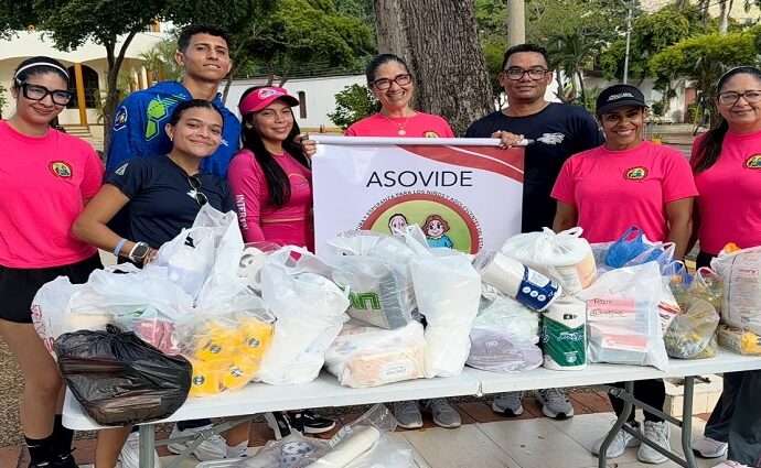 Squalo Runner y ASOVIDE realizaron jornada deportiva para apoyar a familias trasladadas a Nueva Esparta