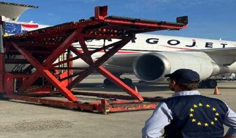 Llega a Venezuela un avión con 30 toneladas de ayuda humanitaria enviadas por la Unión Europea