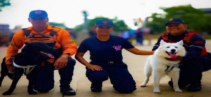 Nace la brigada canina K-SAR para reforzar la gestión de riesgos en Anzoátegui