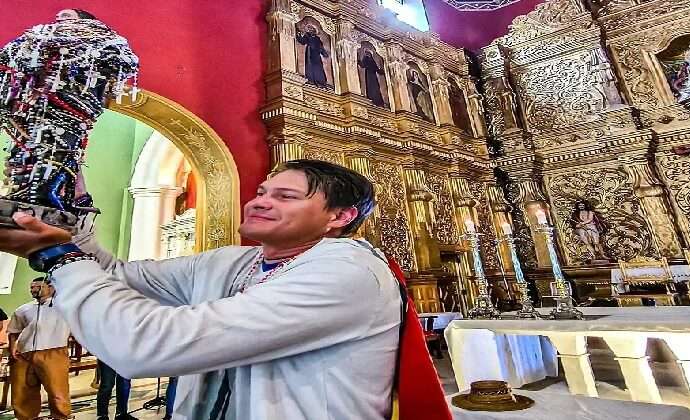 81 días a pie: El "Peregrino de los Andes" llegó a La Candelaria