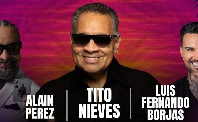 Alain Pérez, Tito Nieves y Luis Fernando Borjas se unen en Maracaibo con el espectáculo «Tropicalia»