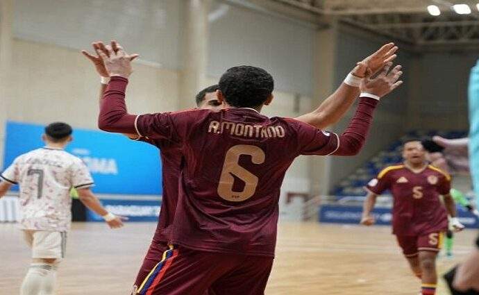 Vinotinto FutSal Sub-17 avanza a semifinales tras vencer 2-0 a Colombia