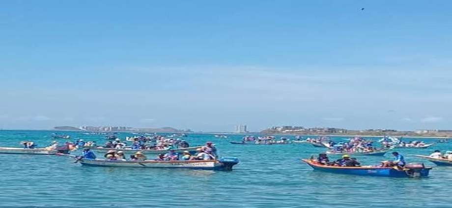 Pescadores de Pampatar preparan el tradicional Barloventeo en honor a la Virgen del Valle
