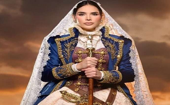 Mística Núñez lució traje de gala inspirado en la heroína Josefa Camejo para Miss Mundo