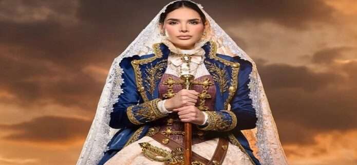 Mística Núñez lució traje de gala inspirado en la heroína Josefa Camejo para Miss Mundo