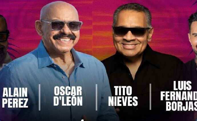 Oscar D'León, Tito Nieves y Alain Pérez cantarán en Valencia