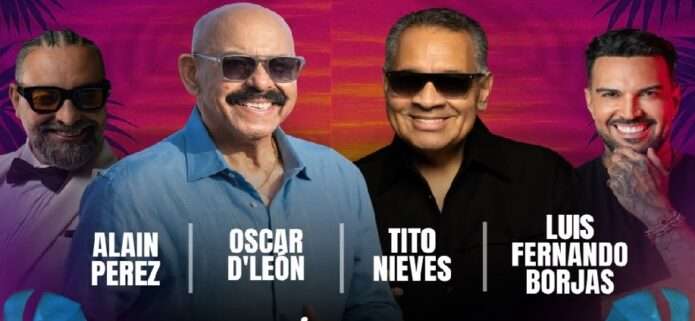 Oscar D'León, Tito Nieves y Alain Pérez cantarán en Valencia