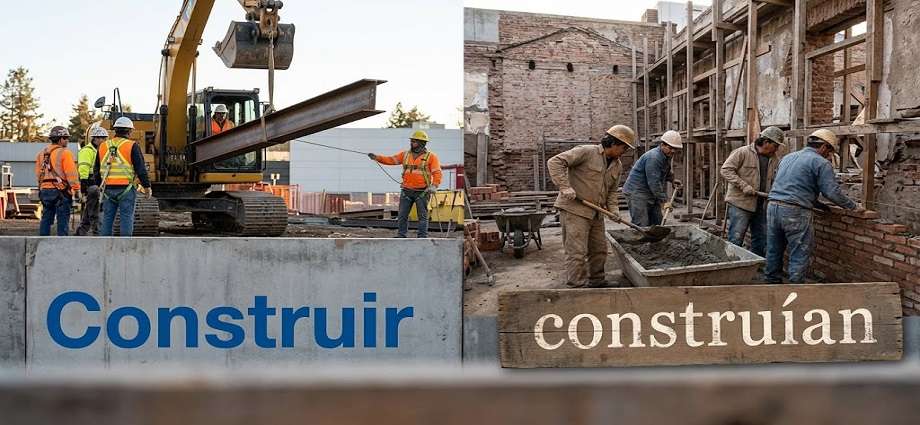La alcancía de las palabras y sus coroticos: «Construir» y «construían»