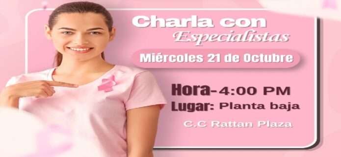 C.C. Rattan Plaza ofrecerá charla gratuita sobre prevención y detección temprana del cáncer de mama