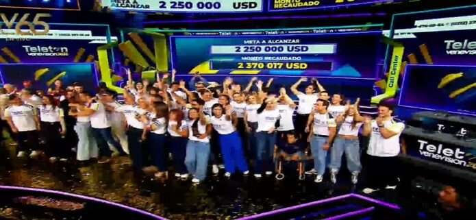 El Teletón Venevisión "Unidos por Venezuela" supera las expectativas