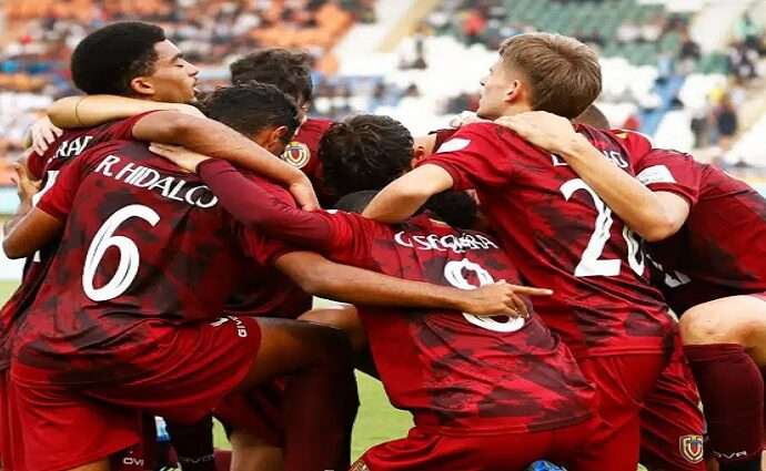 Venezuela golea 5-0 a Nueva Zelanda en un contundente debut en el Mundial Sub-15