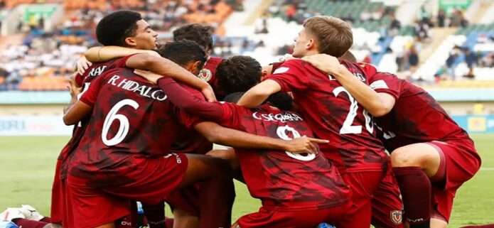 Venezuela golea 5-0 a Nueva Zelanda en un contundente debut en el Mundial Sub-15